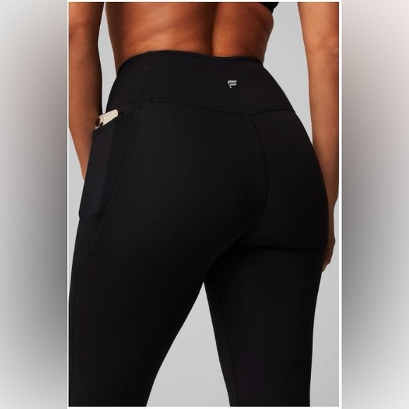 NWT- Fabletics HW Crossover Flare -BLACK (32”) REGULAR INSEAM New!! - Picture 10 of 12